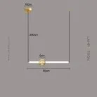 Подвесной светильник WAND HRZ Модель B. Цвет латунь. Размер S Lampatron 8626-24086