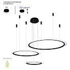 Подвесной светильник Crystal Lux MANZANA SP67W LED D400+600+800 BLACK