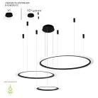 Подвесной светильник Crystal Lux MANZANA SP67W LED D400+600+800 BLACK