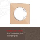 Рамка на 1 пост 502.13-1.shampan Arte Milano am