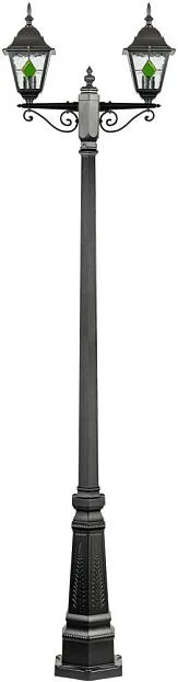 Наземный фонарь Oasis Light 79909MAlgG 029 Bl QUADRO M lead GLASS Наземный фонарь Oasis Light 79909MAlgG 029 Bl QUADRO M lead GLASS