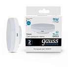 Лампа светодиодная Gauss 83839 GX53 9W 6500K матовая Elementary