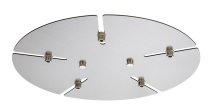 Унивескальная потолочная база Crystal Lux D350-5 NICKEL 0990/031