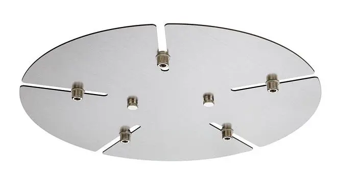 Унивескальная потолочная база Crystal Lux D350-5 NICKEL 0990/031 Унивескальная потолочная база Crystal Lux D350-5 NICKEL 0990/031