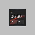 Панель управления умным домом (Wi-Fi / Zigbee / Bluetooth, Tuya / Smart Life), алюминий + закалённое стекло, цвет чёрный Denkirs DK7405-BK