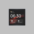 Панель управления умным домом (Wi-Fi / Zigbee / Bluetooth, Tuya / Smart Life), алюминий + закалённое стекло, цвет чёрный Denkirs DK7405-BK