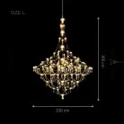 Люстра GLARE Размер M. Улучшенный хрусталь Lampatron 8705-24384