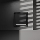 Выключатель встраиваемый карточный 16А, (черный матовый) Voltum VLS010708 S70