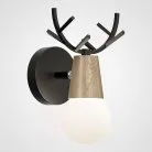 Бра С Рожками Deer A Wood/Black ImperiumLoft 181043-26 Deer01