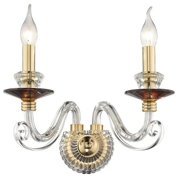 светильник настенный, E14, 2x40W Wertmark WE170.02.371 NADINE