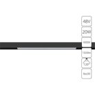 Трековый светильник Arte Lamp A4663PL-1BK LINEA