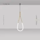 Подвесной светильник ALRIK ONE Тип B. Цвет Золото. Теплый свет Lampatron 7733-21712