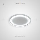 Потолочный светильник GARB Тип А. Размер M. Цвет Белый. Белый свет Lampatron 4164-10318