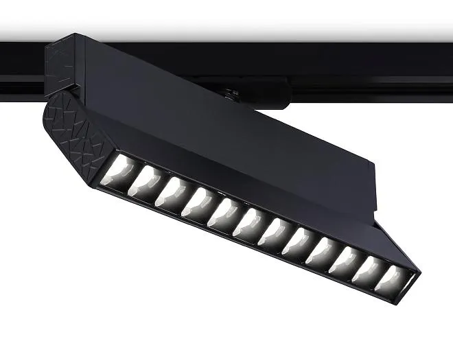 Трековый однофазный светодиодный светильник Ambrella light GL6819 BK