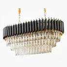 Люстра Empire Black Rectangular Chandelier Crystal 156487-22 ImperiumLoft