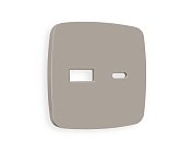 Лицевая панель OMEGA (Серо-бежевый матовый) для розетки 2USB Ambrella Volt OP3710 QUANT