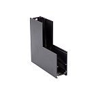 Коннектор угловой вертикальный Vitaluce VT0200026-01 20 мм 100*100 черный