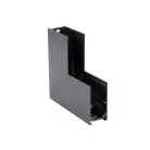 Коннектор угловой вертикальный Vitaluce VT0200026-01 20 мм 100*100 черный