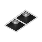 Встраиваемый светодиодный светильник Ledron RISE KIT 2 LED 4000K White-Black