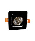 Встраиваемый светильник Lumina Deco LDC 8064-SS-7WCOB-L98*W98 SILVER+BLACK Fostis (LDC 8064-7W BK)