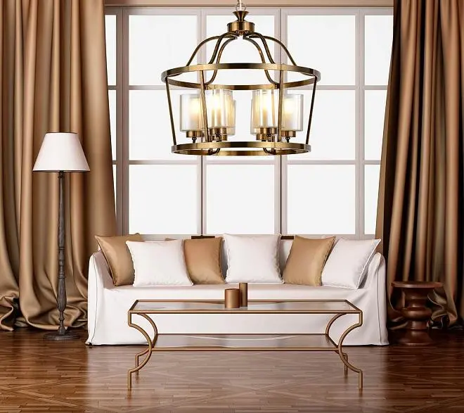 Подвесная люстра Lumina Deco LDP 1222-6 MD ATLANTA Подвесная люстра Lumina Deco LDP 1222-6 MD ATLANTA