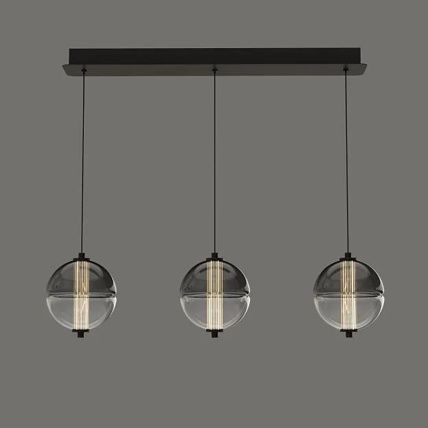 Подвесной светильник Delight Collection MD24022079-3B black/smoky MD24022079 Подвесной светильник Delight Collection MD24022079-3B black/smoky MD24022079