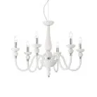 Подвесная люстра Ideal Lux 113678 DOGE SP6 BIANCO