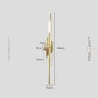 Бра TINUS BEND Размер M. Цвет латунь Lampatron f-tinus-bend-m-brass 8975-25405