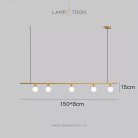 Реечный, рядный светильник OTTEN Цвет Латунь Lampatron otten-brass 8308-22642