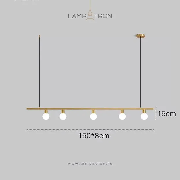 Реечный, рядный светильник OTTEN Цвет Латунь Lampatron otten-brass 8308-22642 Реечный, рядный светильник OTTEN Цвет Латунь Lampatron otten-brass 8308-22642