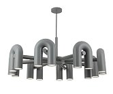 Люстра серый Led 96W Kink Light 08465-8,16 Канти