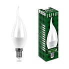 Лампа светодиодная Saffit 55173 SBC3709 Свеча на ветру E14 9W 6400K