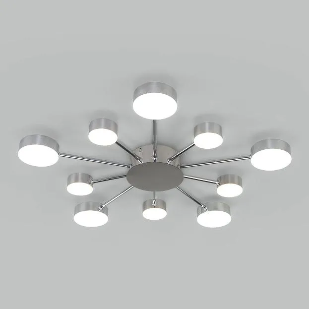 Потолочный светильник Eurosvet 90242/10 хром a053444 Nitrino