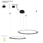 Люстра Crystal Lux MANZANA SP53W LED BLACK