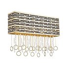 Подвесная люстра Lucia Tucci PERSO W4930.3 gold&black