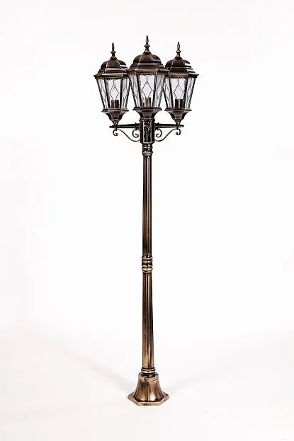 Наземный фонарь Oasis Light 91408MB Gb ромб ASTORIA 2M