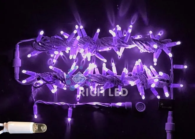 Гирлянда Rich LED RL-S10C-220V-CW/V