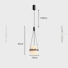 Подвесной светильник NICLIS MARBLE Размер S Lampatron f-niclis-marble-s 9019-25639