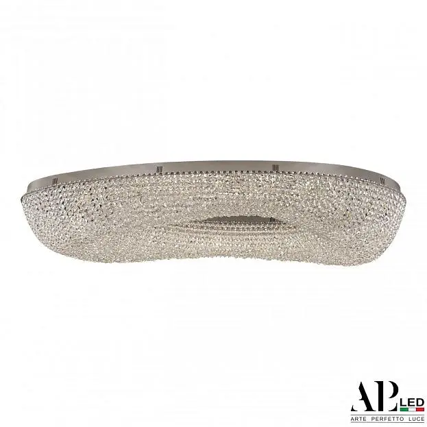 Люстра светодиодная хрустальная APL LED SH523.2.120.A.Ni.4000 Sicilia Люстра светодиодная хрустальная APL LED SH523.2.120.A.Ni.4000 Sicilia