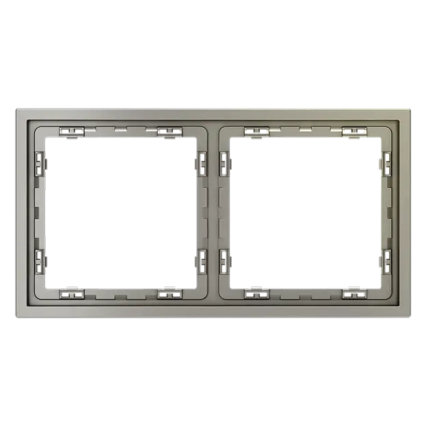 Рамка пластиковая на 2 поста VOLTUM VLS100204 Рамка пластиковая на 2 поста VOLTUM VLS100204