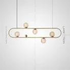 Реечный, рядный светильник HOOP LONG LUX Lampatron 5772