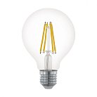 Лампа Eglo 11702 диммируемая G80, 6W (E27), 2700K, 806lm