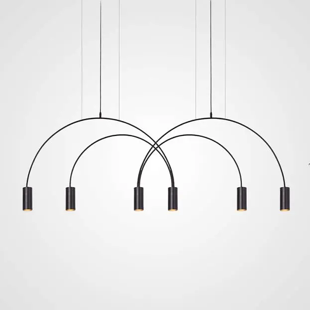 Подвесной Светильник Arc 6 Black ImperiumLoft 212843-26 Подвесной Светильник Arc 6 Black ImperiumLoft 212843-26