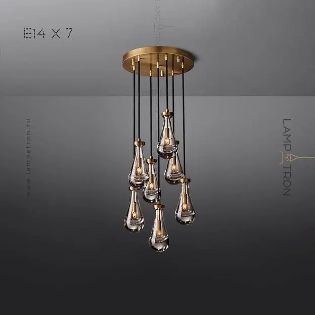 Готовая комбинация светильников MELANY MORE 7 ламп. Диск Lampatron 4849-12403 Готовая комбинация светильников MELANY MORE 7 ламп. Диск Lampatron 4849-12403