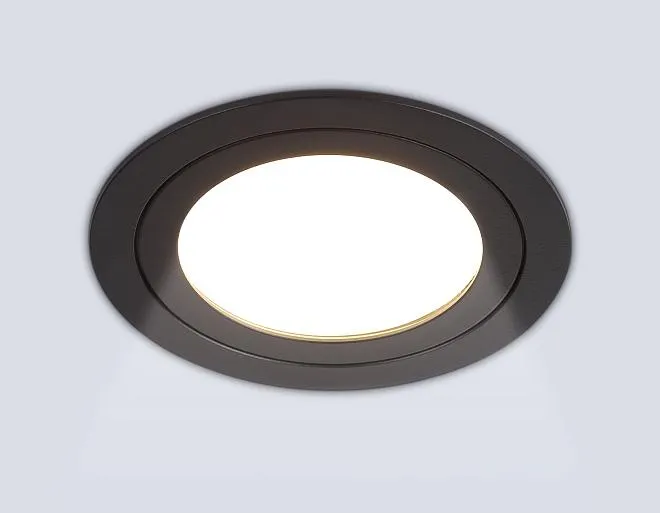 Встраиваемый светильник Ambrella light TN51823 BK черный GX53 max 15W D110*39