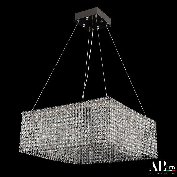 Люстра светодиодная хрустальная APL LED SH04.52.A.Ni.4000 Sicilia Люстра светодиодная хрустальная APL LED SH04.52.A.Ni.4000 Sicilia