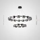 Кольцевые люстры и светильники JANICE 15+9 плафонов. Нейтральный свет Lampatron 8565-23831