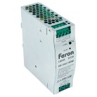 Трансформатор электронный для светодиодной ленты на DIN-рейку 150W 24V Feron 52136 LB008