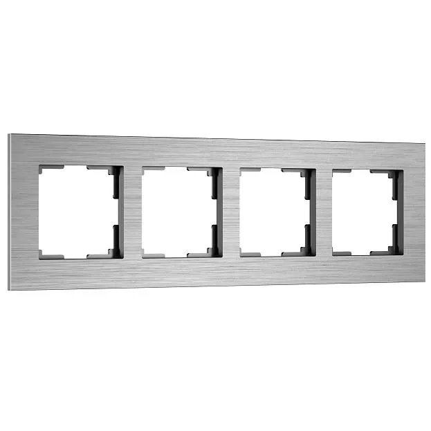 Рамка на 4 поста (алюминий) Werkel W0043506 AluMax a066328 Рамка на 4 поста (алюминий) Werkel W0043506 AluMax a066328