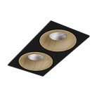 Встраиваемый светодиодный светильник Ledron LOFT SQ2 Black Wooden TRIAC